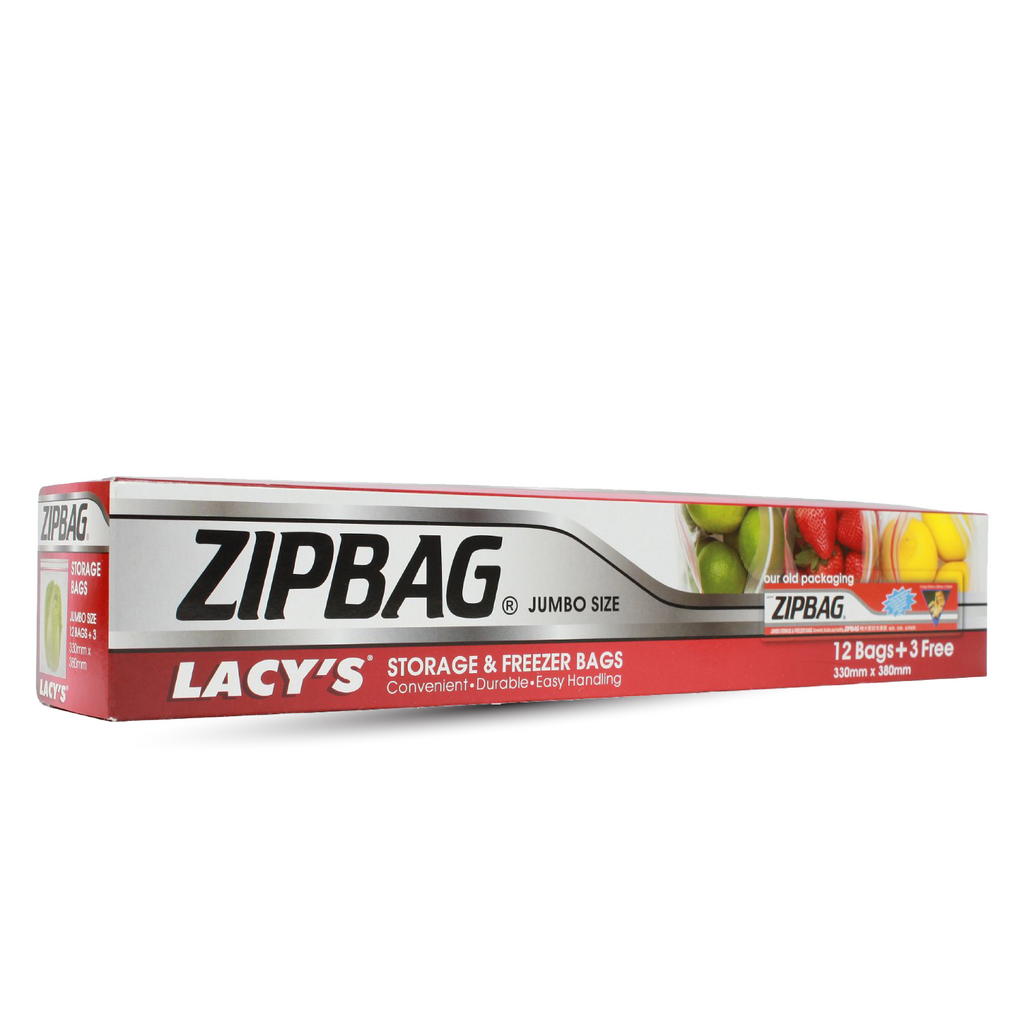 Lacy's Zipbag Storage & Freezer Bags - Jumbo