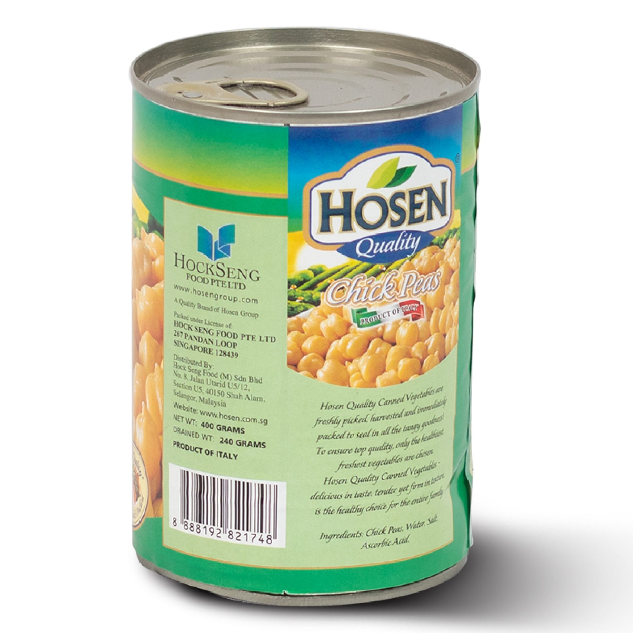 Hosen Canned food Chick Peas 400gm - Mawola Traders