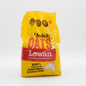 Lowan whole grain rolled oats 1kg